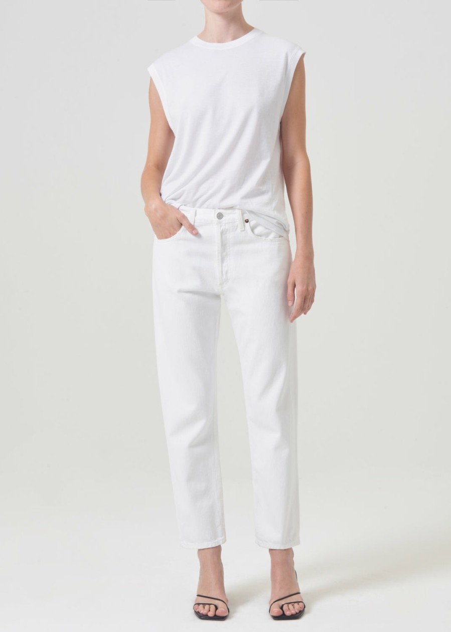 AGOLDE Parker Jean In Milkshake | Cropped