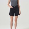 AGOLDE Stella High Rise Short In Bat | Shorts