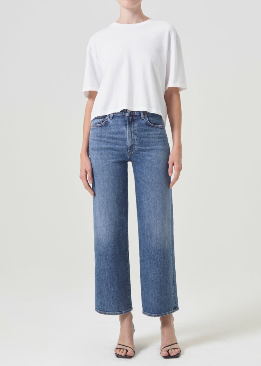 AGOLDE Harper Crop Jean In Moor | Cropped