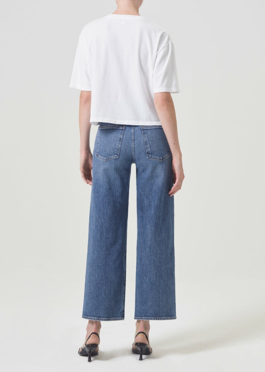 AGOLDE Harper Crop Jean In Moor | Cropped