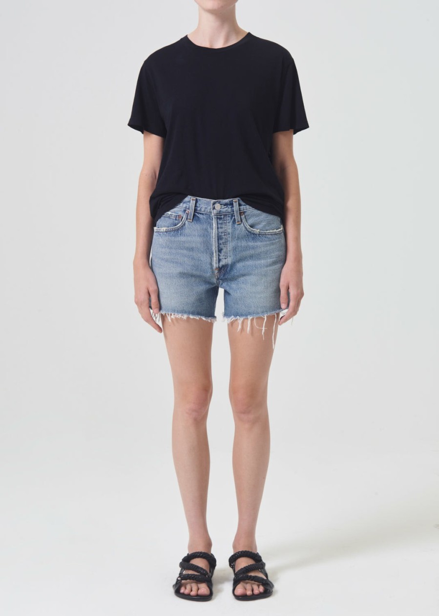 AGOLDE Parker Long Short In Wheel | Shorts