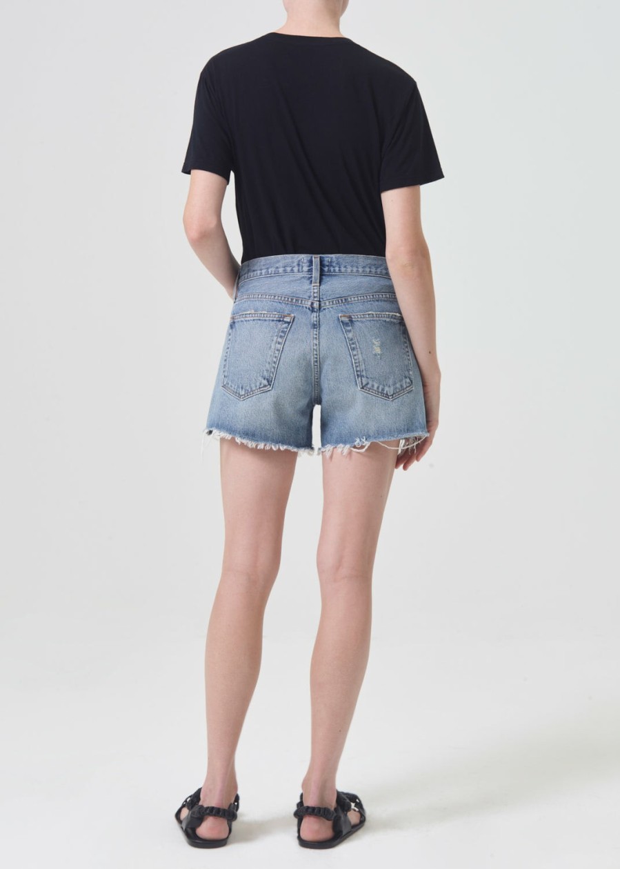 AGOLDE Parker Long Short In Wheel | Shorts