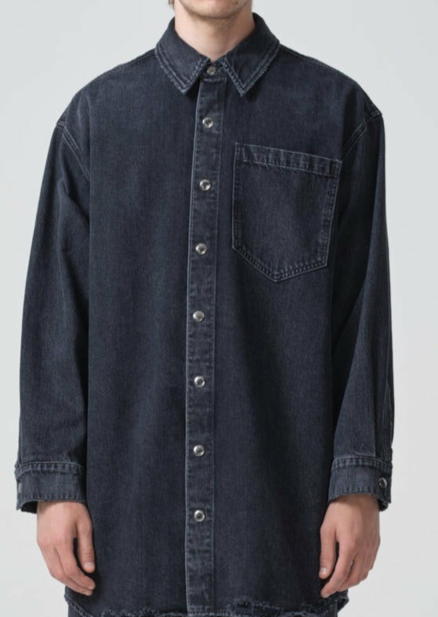 AGOLDE Lucas Shirt In Disappear | Tops