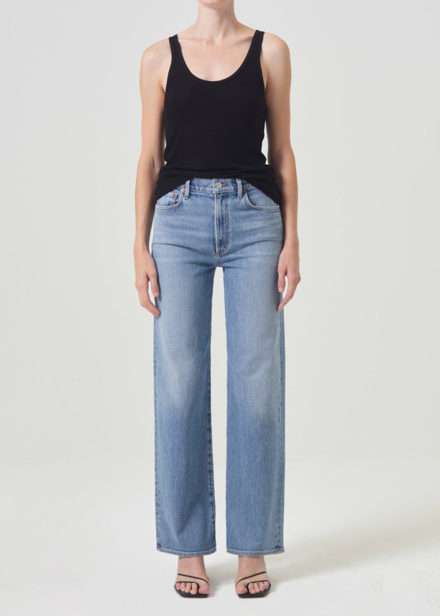 AGOLDE Harper Straight Jean (Stretch) In Flash | Relaxed