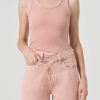 AGOLDE Poppy Tank In Pink Salt | Tops & Bodysuits