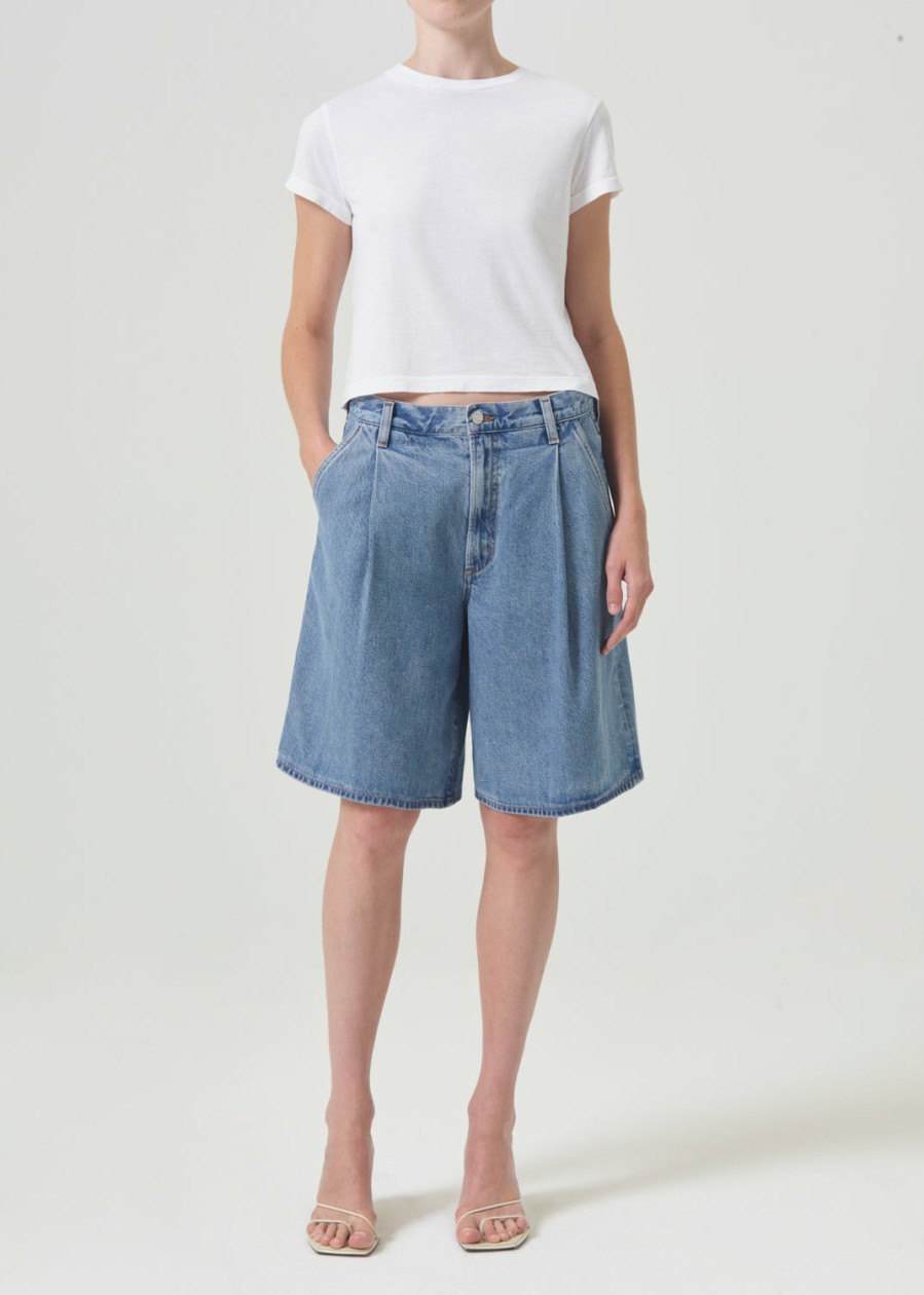 AGOLDE Ellis Trouser Short In Baffle | Shorts