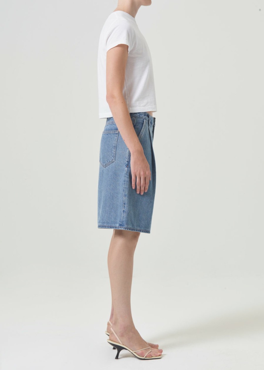 AGOLDE Ellis Trouser Short In Baffle | Shorts