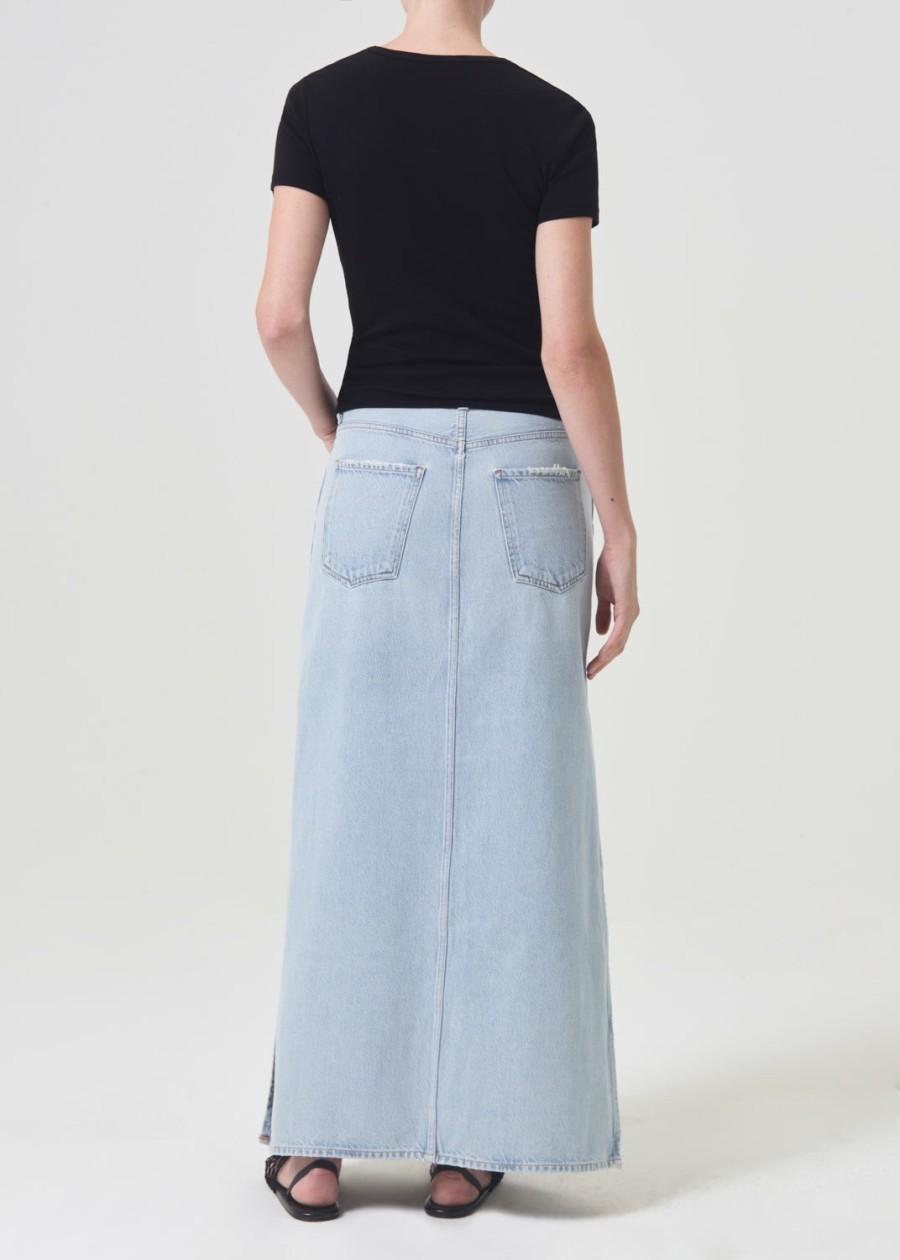 AGOLDE Astrid Slice Skirt In Fragment | Skirts