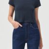 AGOLDE Adine Shrunken Tee In Nocturne | Tops & Bodysuits