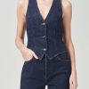 AGOLDE Heller Vest In Polished | Tops & Bodysuits