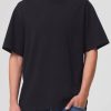 AGOLDE Asha Mock Neck Tee In Black | Shirts