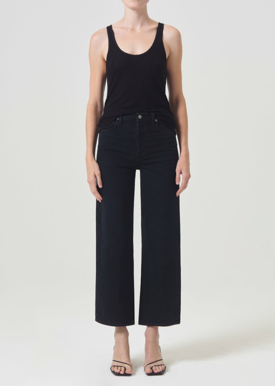 AGOLDE Ren Jean In Scowl | Cropped