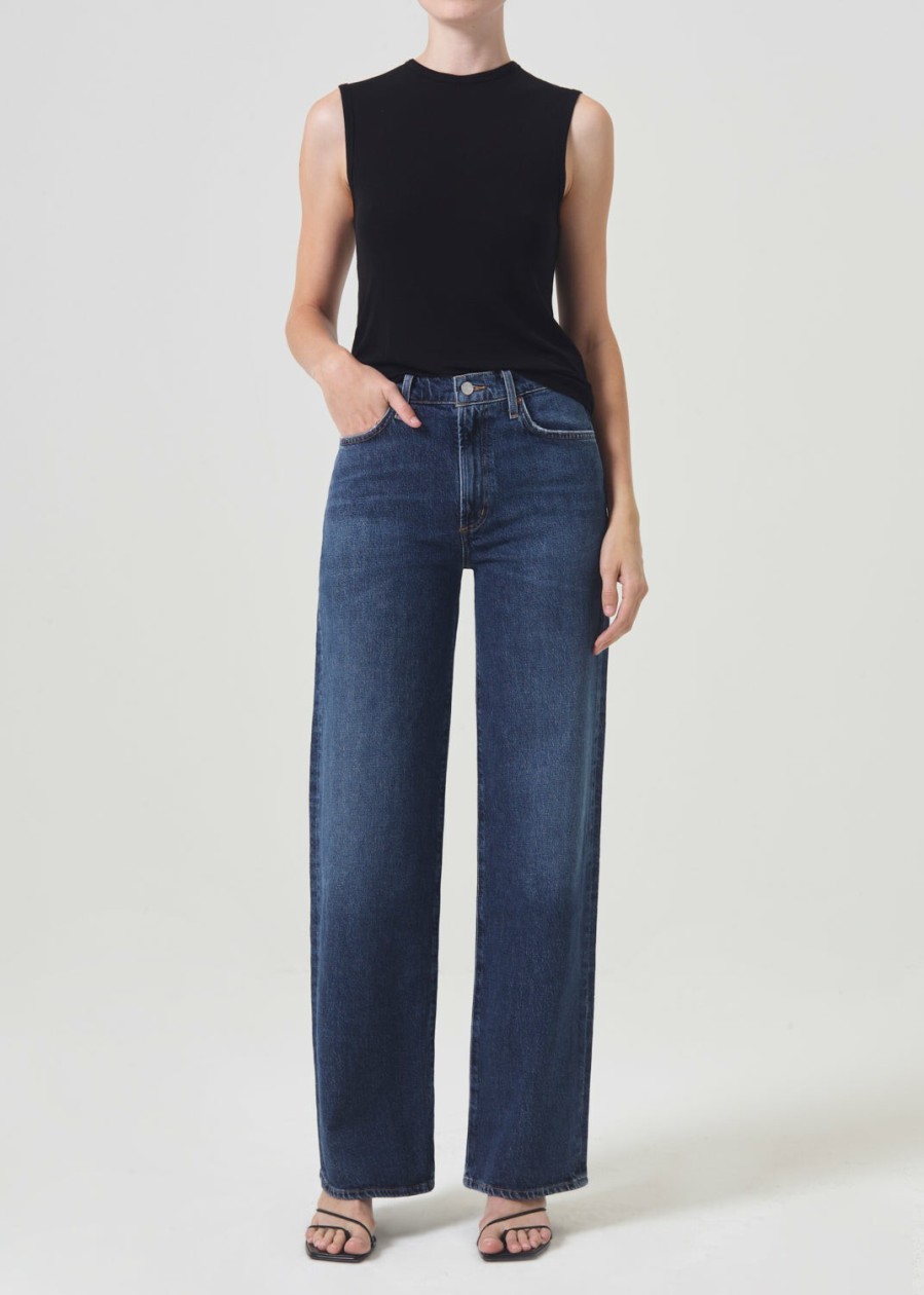 AGOLDE Harper Straight Jean (Stretch) In Tempo | Relaxed