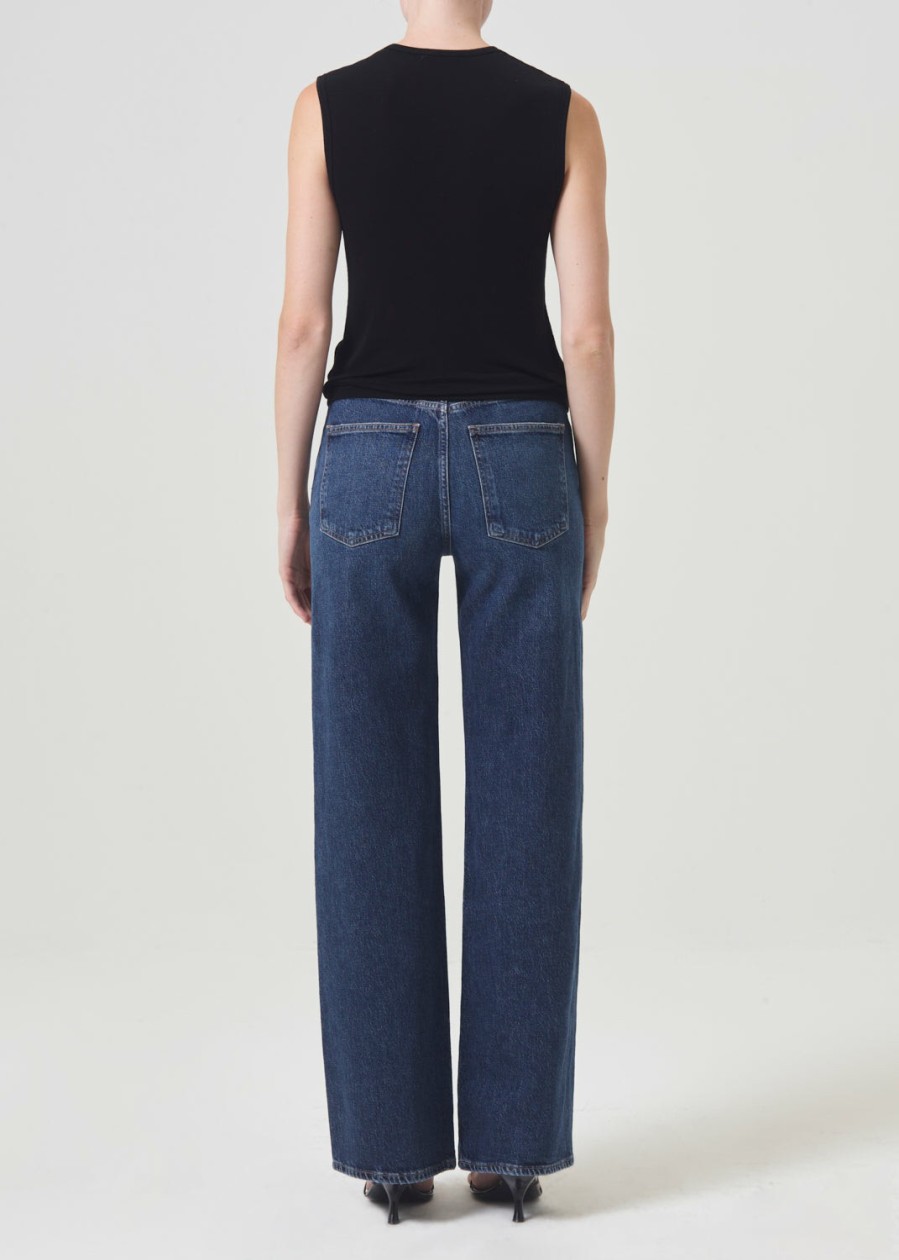 AGOLDE Harper Straight Jean (Stretch) In Tempo | Relaxed