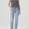 AGOLDE Kye Mid Rise Straight Crop (Stretch) In Diversion | Cropped