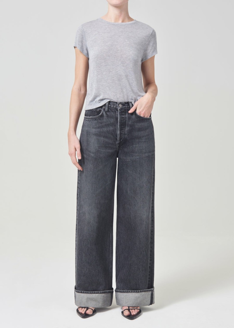 AGOLDE Dame High Rise Wide Leg In Ditch | Relaxed