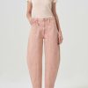 AGOLDE Mara Jean In Pink Salt | Denim