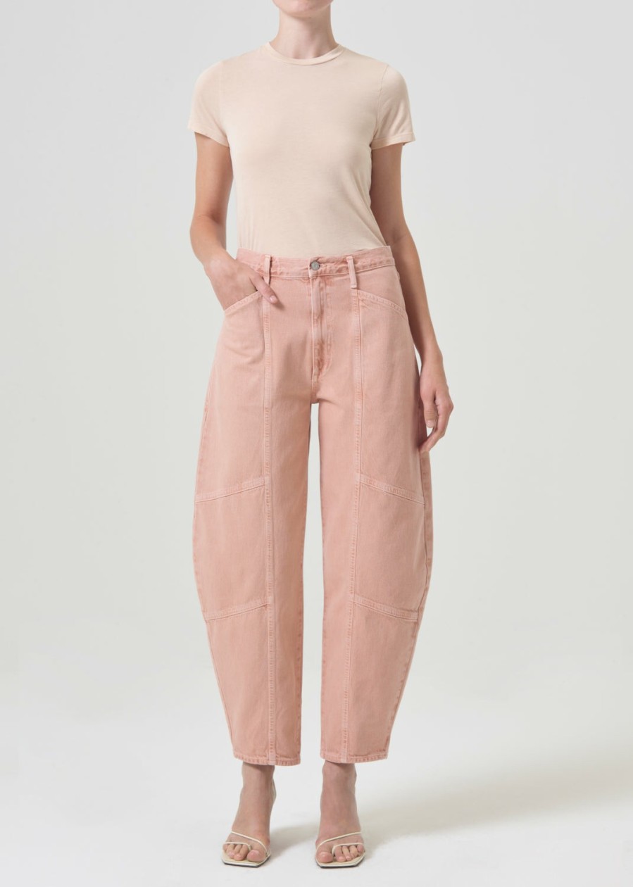 AGOLDE Mara Jean In Pink Salt | Denim