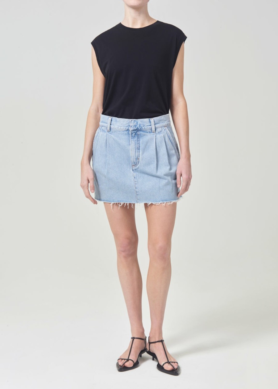 AGOLDE Becker Skirt In Rotate | Denim