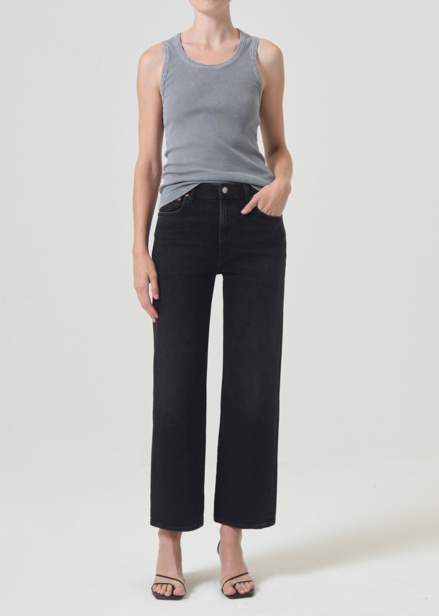 AGOLDE Harper Crop Jean In Hush | Cropped