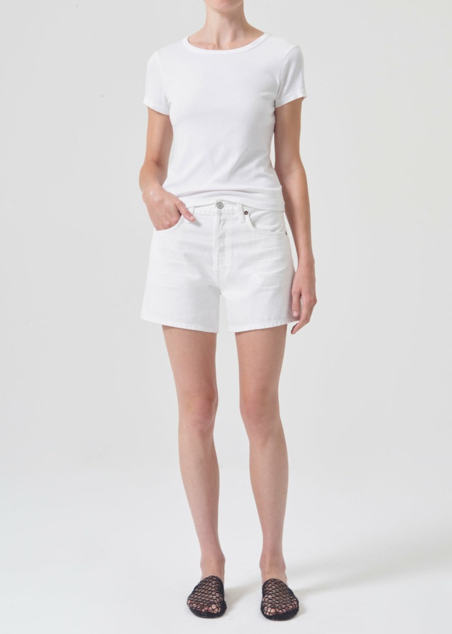 AGOLDE Parker Long Short In Dough | Shorts