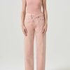 AGOLDE Criss Cross Upsized Jean In Pink Salt | Relaxed