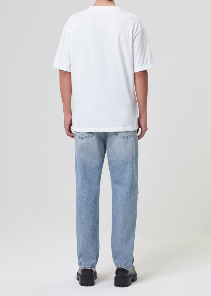 AGOLDE Sumner Tee In White | Tops