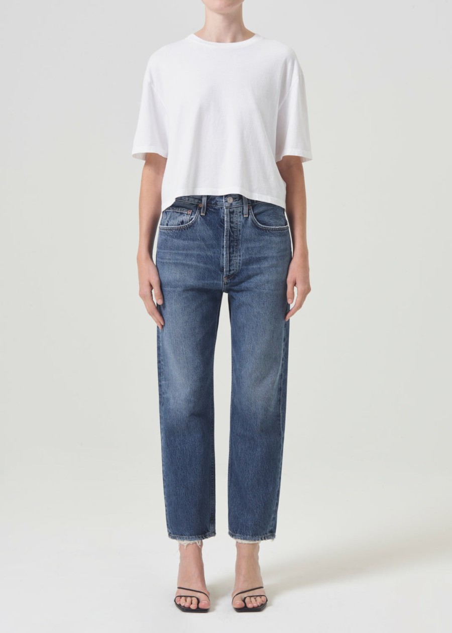 AGOLDE 90'S Crop Mid Rise Straight In Control | Cropped