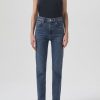 AGOLDE High Rise Stovepipe (Stretch) In Captivate | Denim