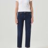 AGOLDE Kye Mid Rise Straight Crop (Stretch) In Song | Cropped