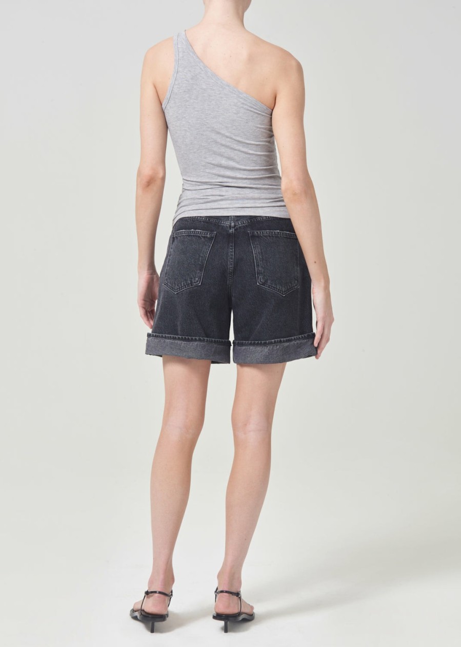 AGOLDE Brita Tank In Grey Heather | Tops & Bodysuits