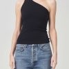 AGOLDE Brita Tank In Black | Tops & Bodysuits