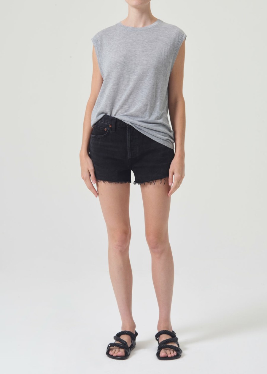 AGOLDE Parker Vintage Cut Off Short In Record | Shorts