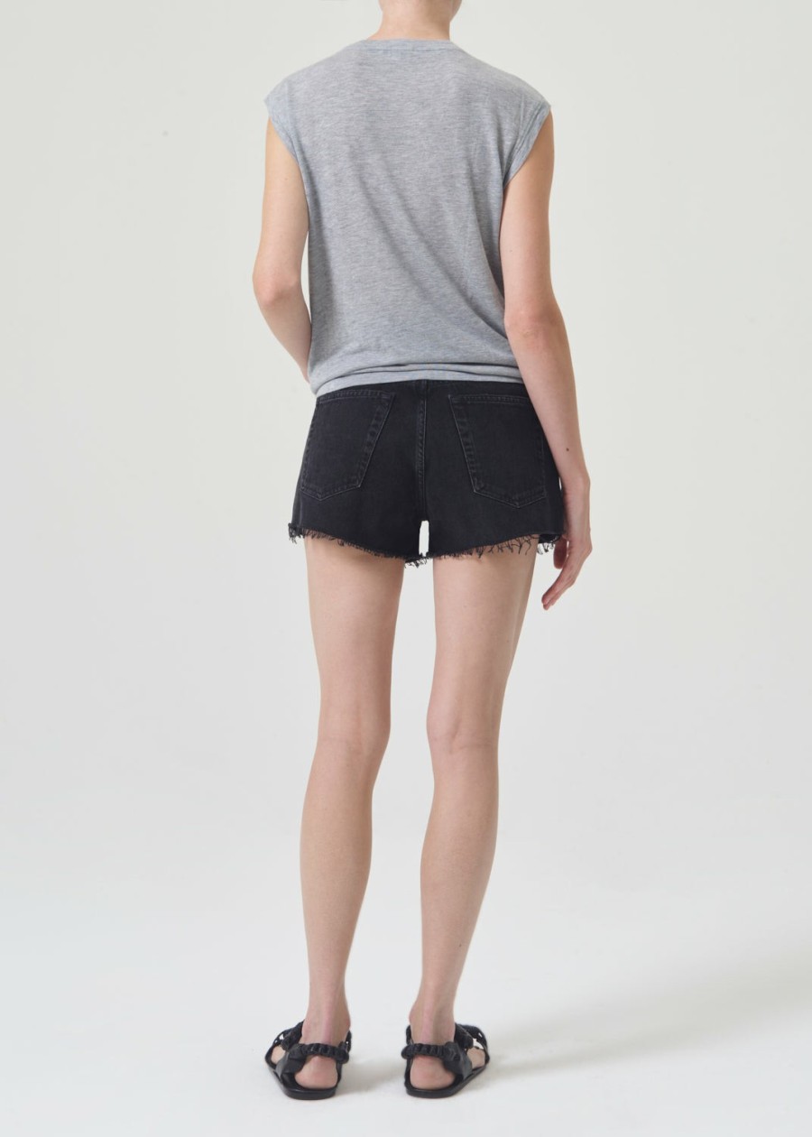 AGOLDE Parker Vintage Cut Off Short In Record | Shorts