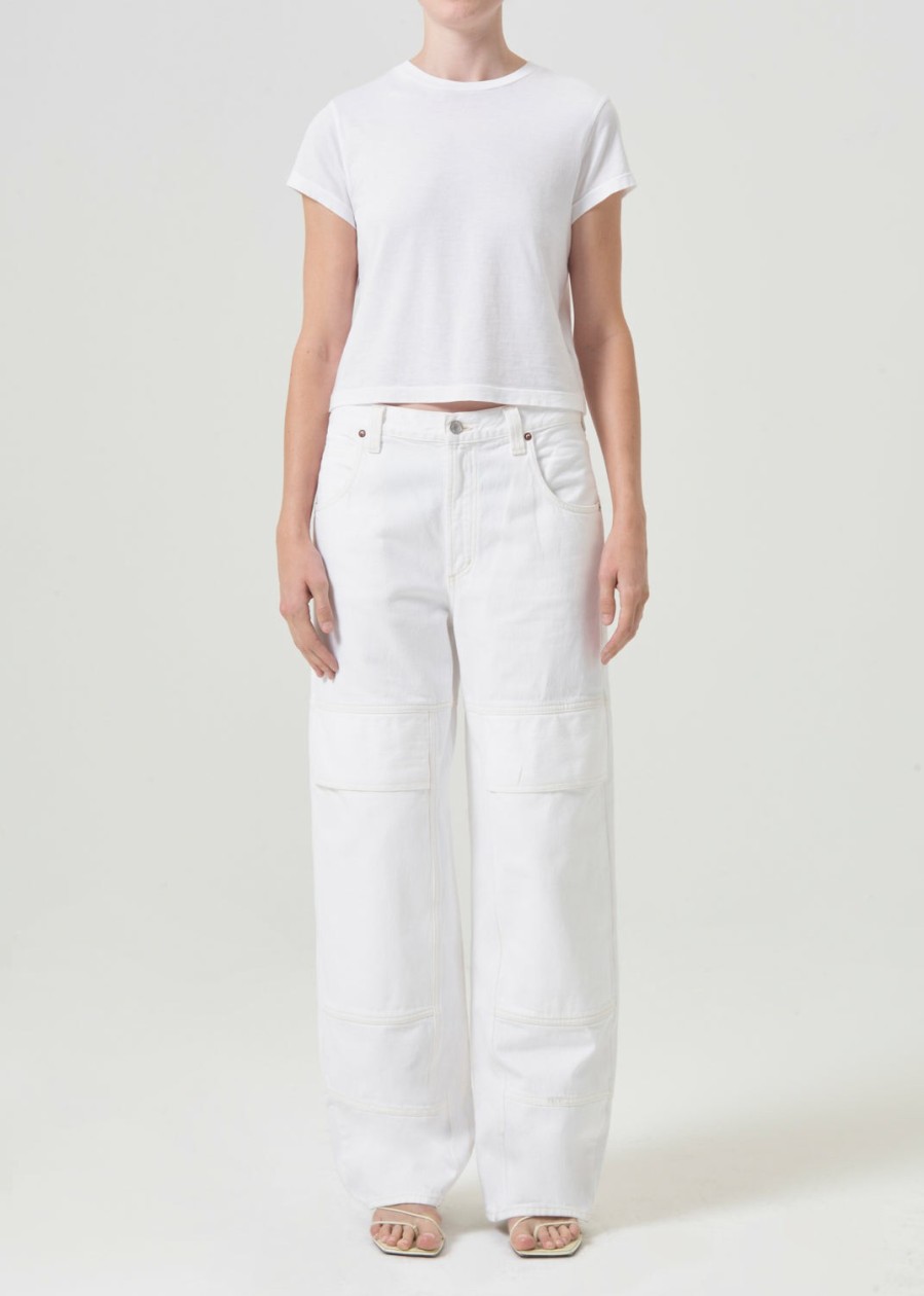 AGOLDE Tanis Utility Jean In Milkshake | Relaxed