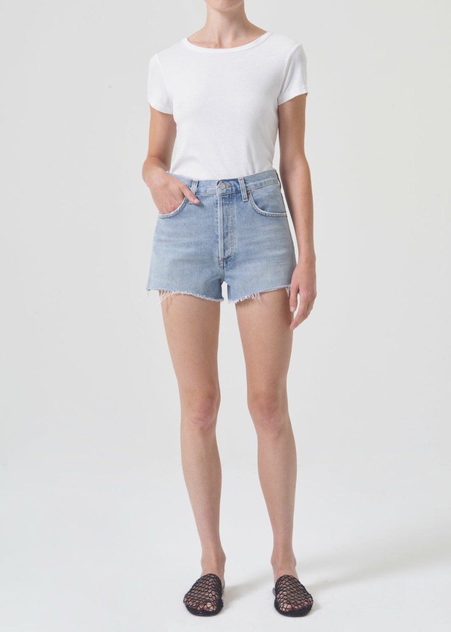 AGOLDE Mila Vintage High Rise Short In Hazard | Shorts