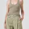 AGOLDE Bianca Tank In Snail | Tops & Bodysuits