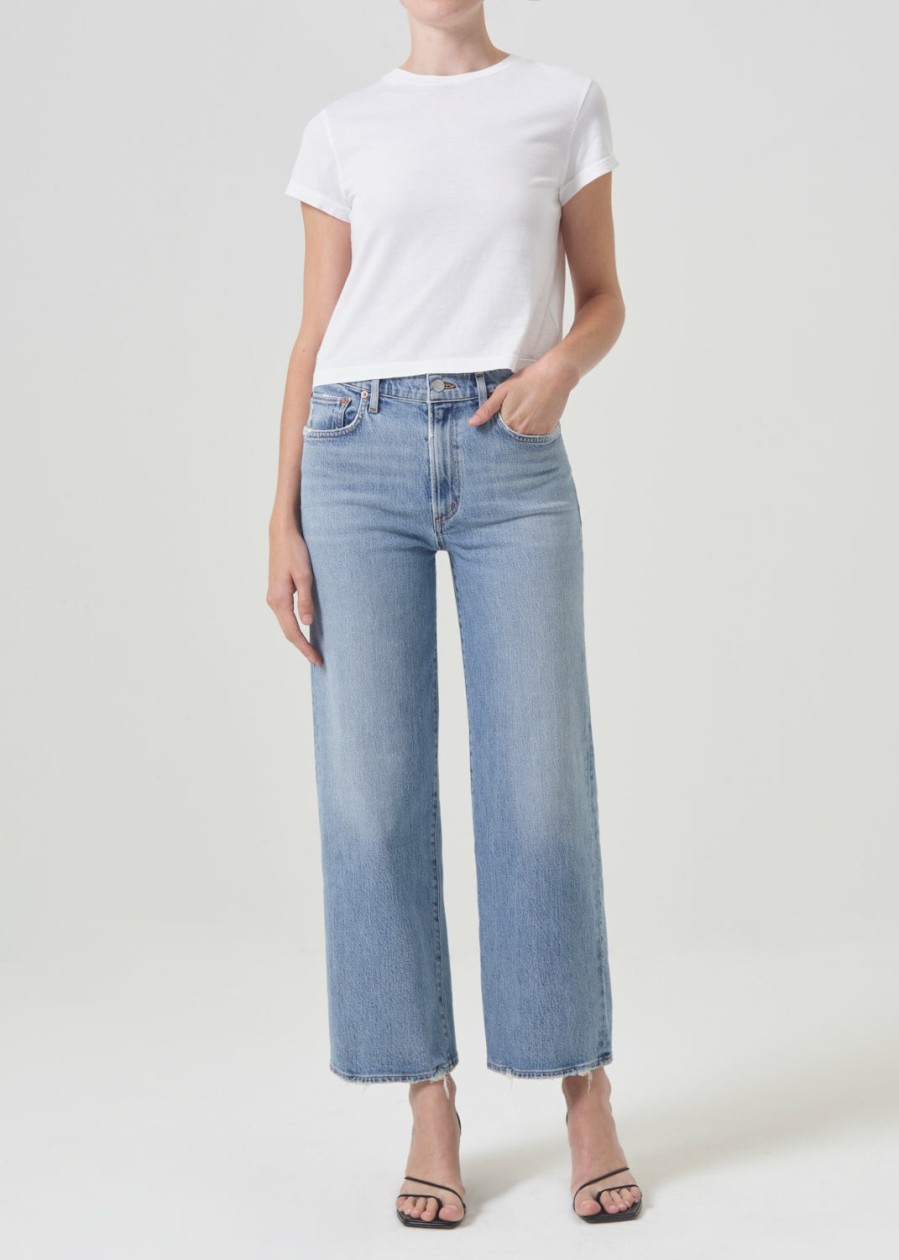 AGOLDE Harper Crop Jean In Hassle | Cropped