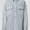 AGOLDE Camryn Shirt In Concrete | Tops