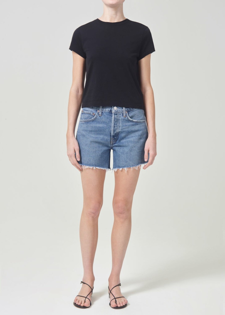 AGOLDE Parker Long Short In Skywave | Denim