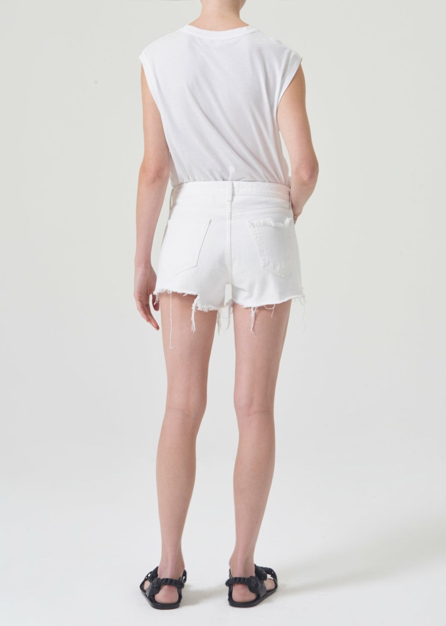 AGOLDE Parker Vintage Cut Off Short In Dough | Shorts