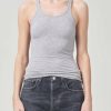 AGOLDE Zane Tank In Grey Heather | Tops & Bodysuits